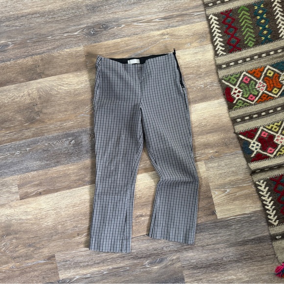 Everlane Kick Crop Work Pant Gray Plaid Sz 6 EUC - Picture 2 of 9